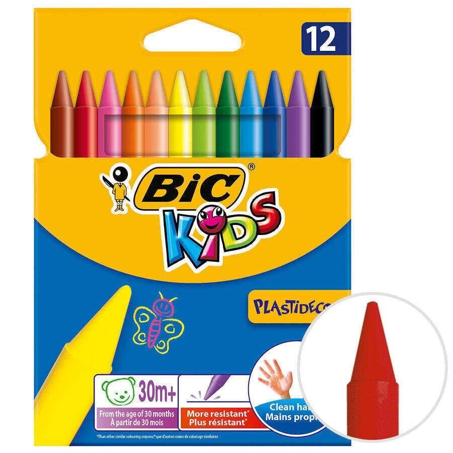 BİC SİLİNEBİLİR PASTEL 12 RENK