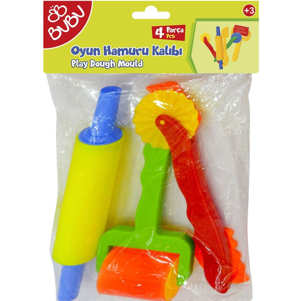 BU-BU OYUN HAMURU KALIBI 4 PARÇA
