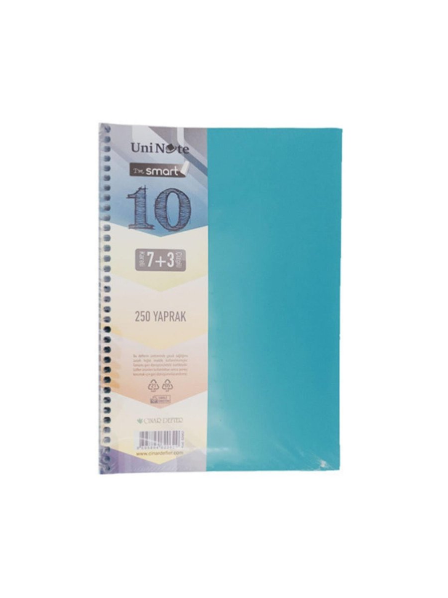 ÇINAR SMART A4 AYRAÇLI DEFTER 250 YP 7+3