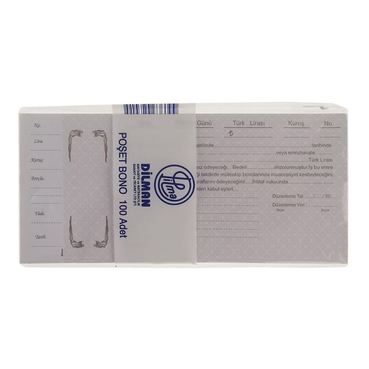 DİLMAN SENET KAĞIDI 100 LÜ