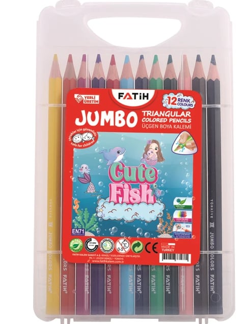 FATİH KURU BOYA CUTE FISH 12 ÇANTALI