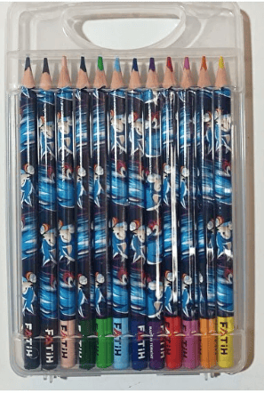FATİH SONICE ÜÇGEN JUMBO KURU BOYA 12 RENK ÇANTALI