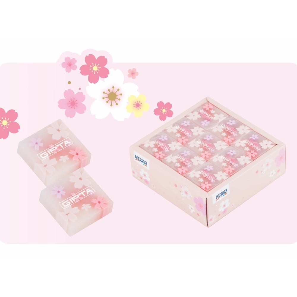 GIPTA SİLGİ TRANSPARENT FLOWER 36LI K234200