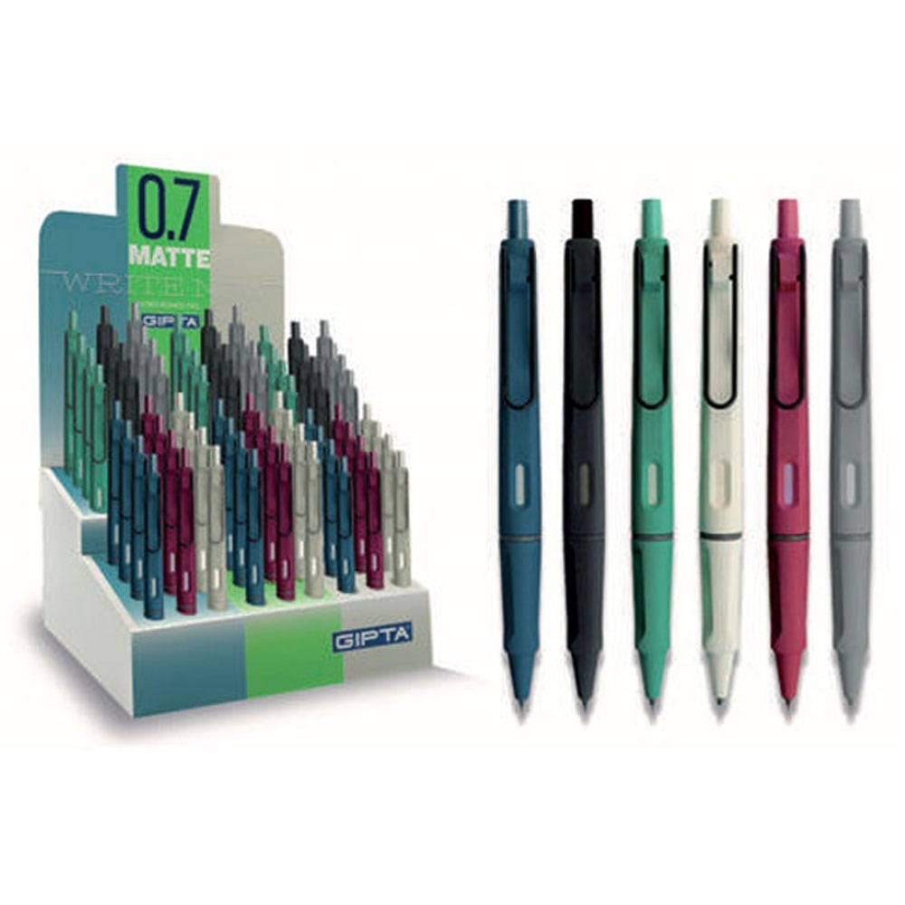 GIPTA VERSATİL KALEM - MATTE 4 RENK 07 MM 72 Lİ