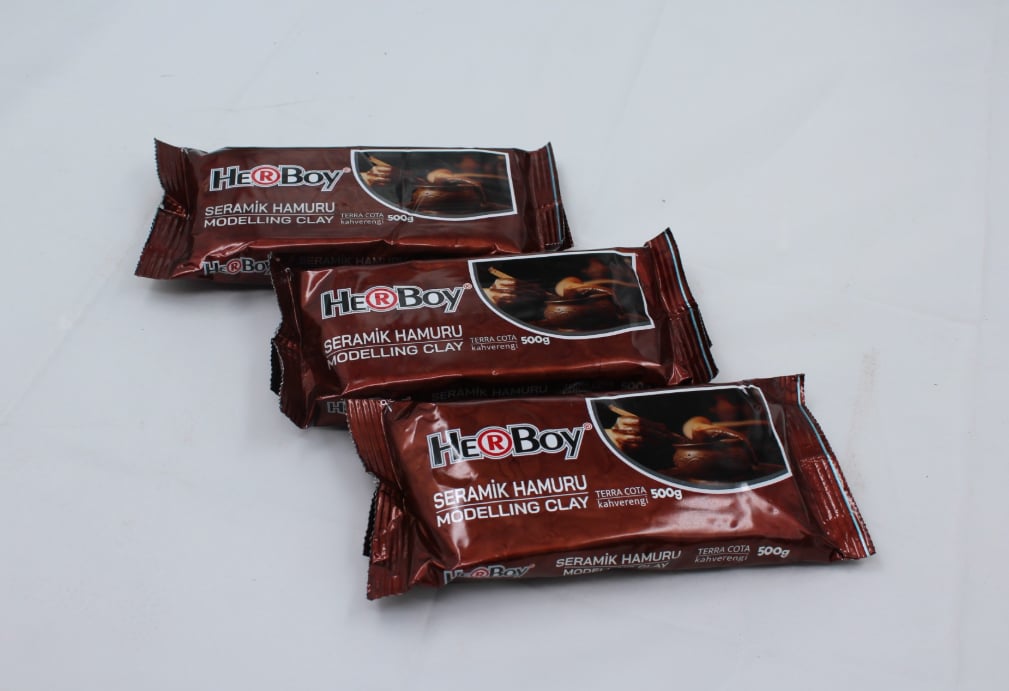 Herboy Seramik Hamuru Kahverengi 250gr