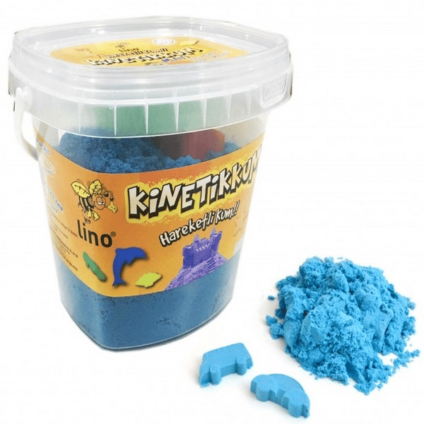 LİNO KİNETİK KUM 500 GR KOVA MAVİ