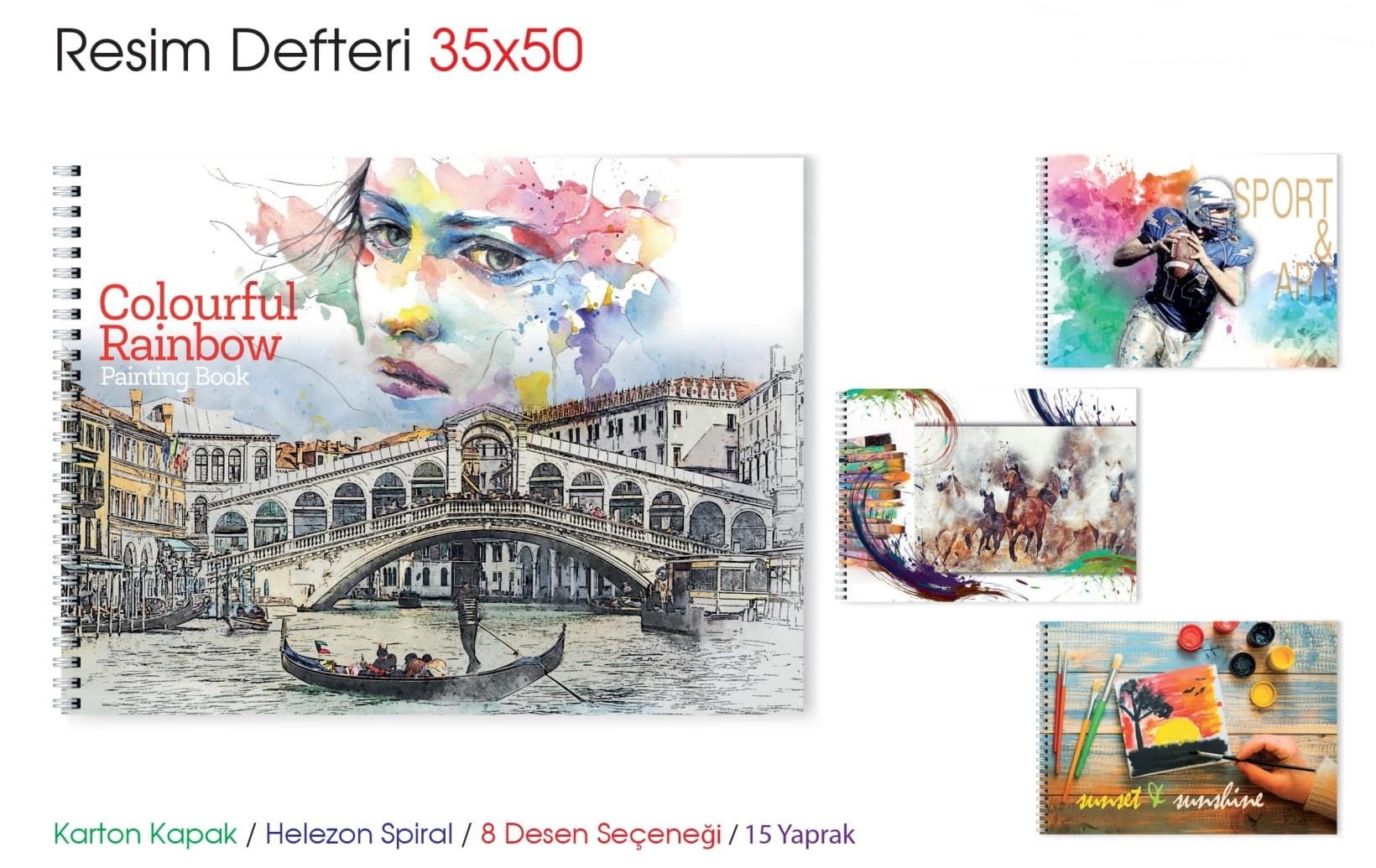 M.COLOR RESİM DEFTERİ 35X50