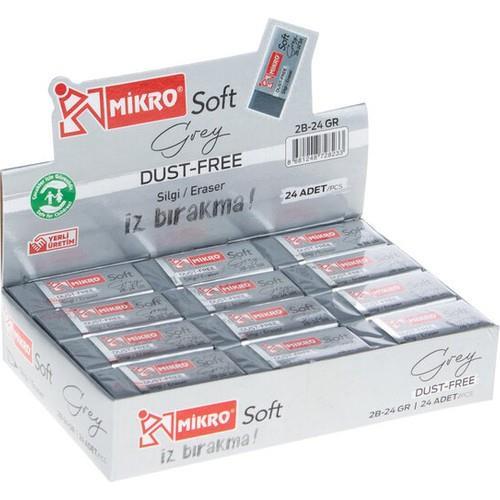 MİKRO SİLGİ SOFT GREY 2B-24 GR