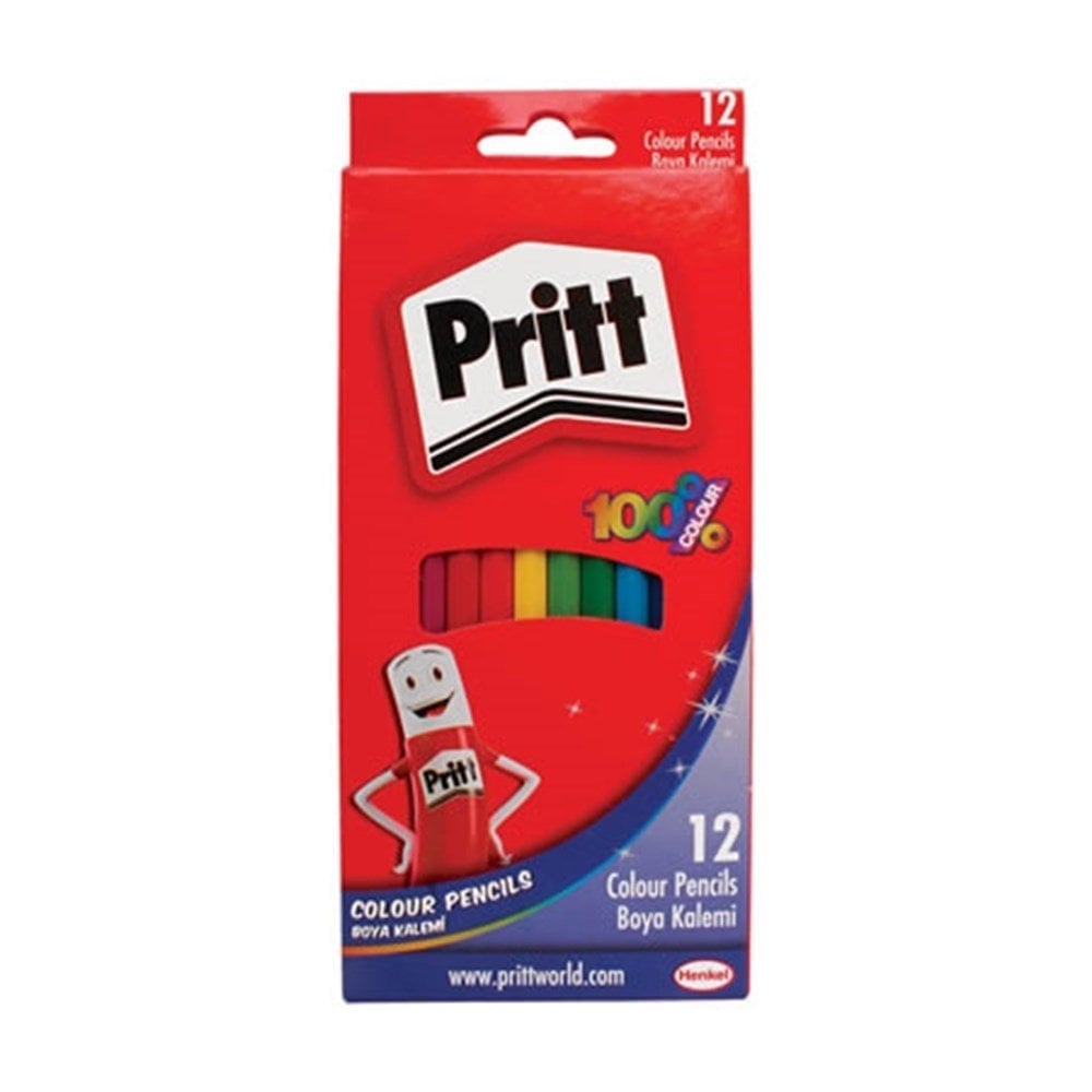 PRİTT BOYA KALEMİ 12 RENK KARTON KUTU