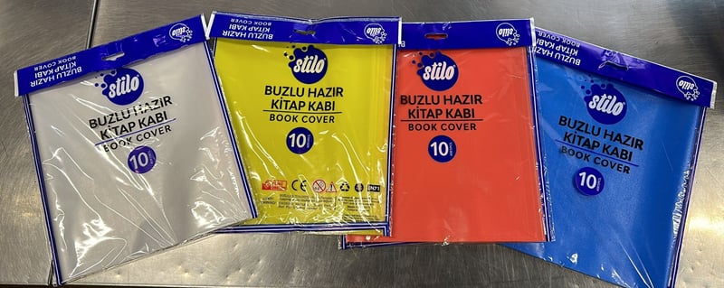 STİLO HAZIR KİTAP KABI ŞEFFAF  10 LU 20 PAKET