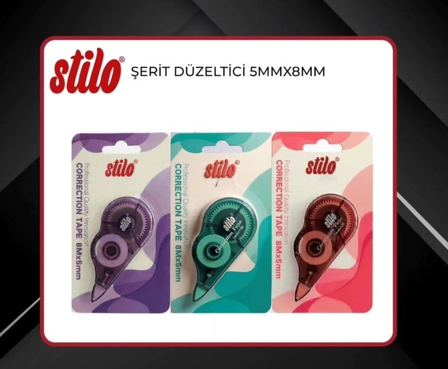 STİLO ŞERİT DÜZELTİCİ 5mmX8mm 24 lü 