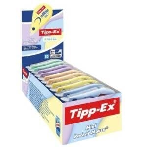 TIPP-EX MINI POCKET MOUSE ŞERİT DÜZ. PASTEL 10'LU