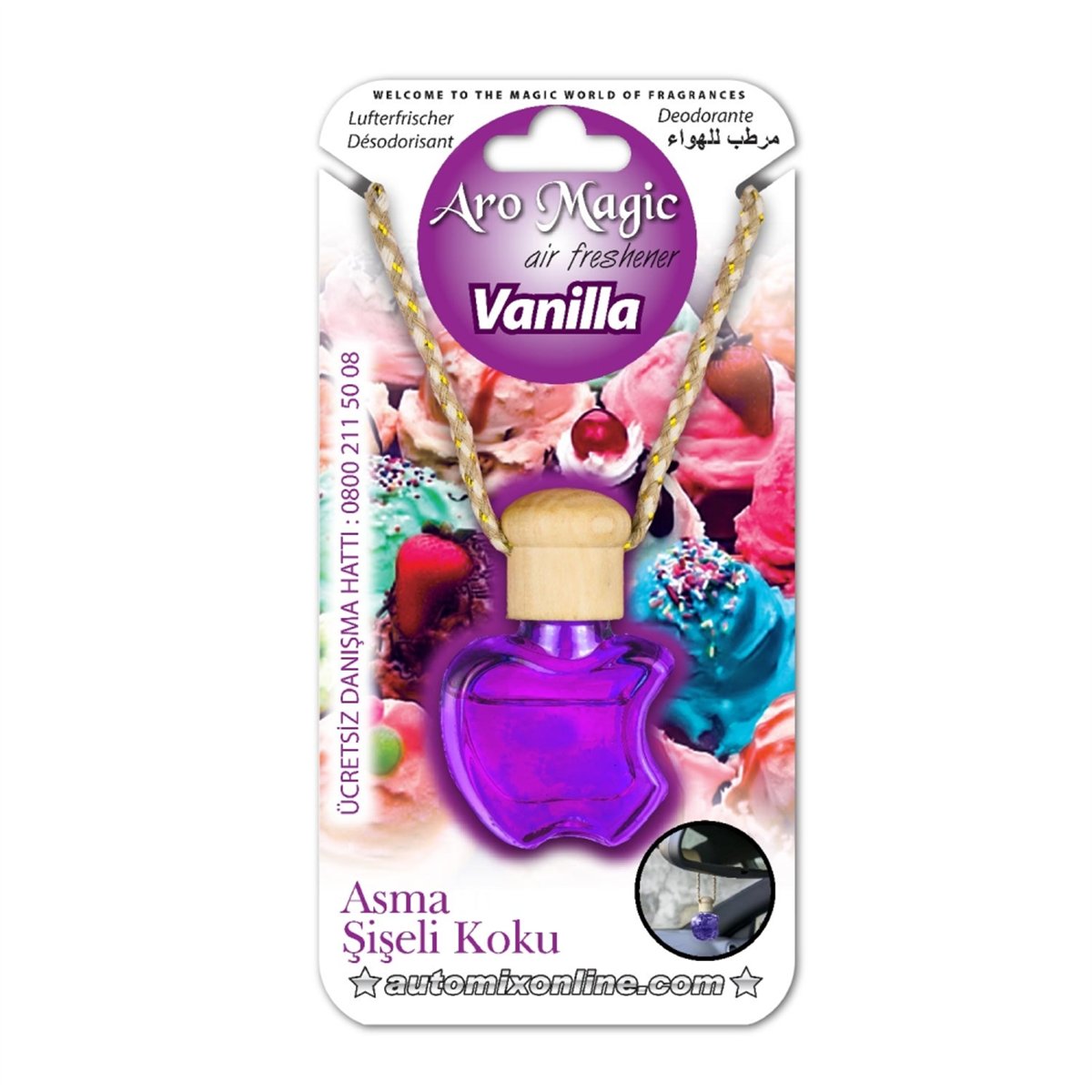 Aromagic Asma Şişe Koku Vanilla 10 Ml 39435