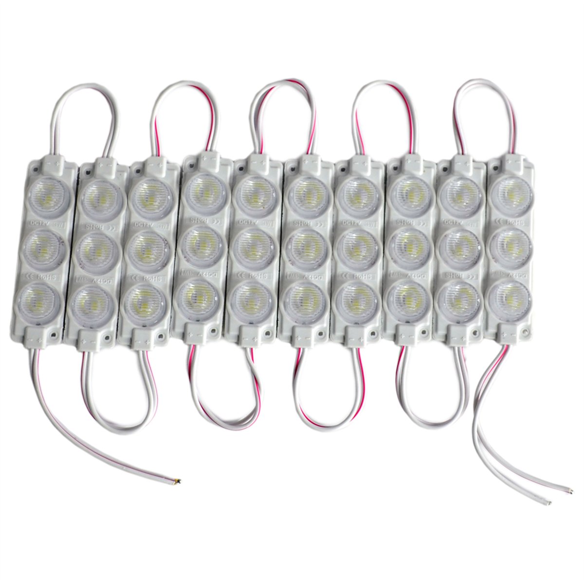 Carub 12V Parmak Lamba Led Camlı Soft Beyaz 10 lu BR0409928