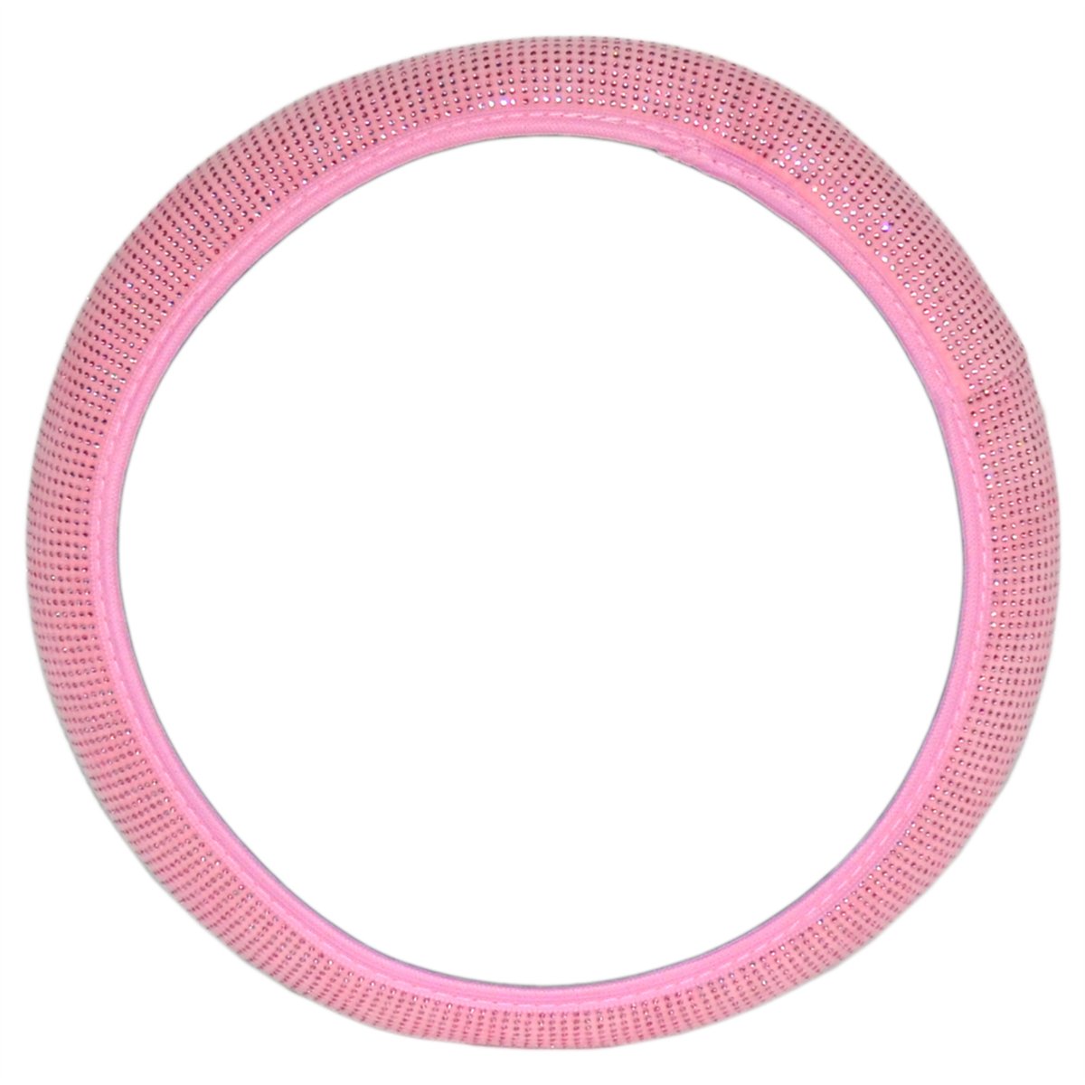 Carub Elastik Direksiyon Kılıfı Diamond 38 cm Pembe BR1842052