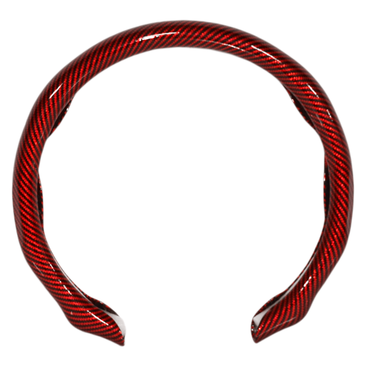Carub Fiber Direksiyon Kılıfı Karbon Uzun Kırmızı BR1850122