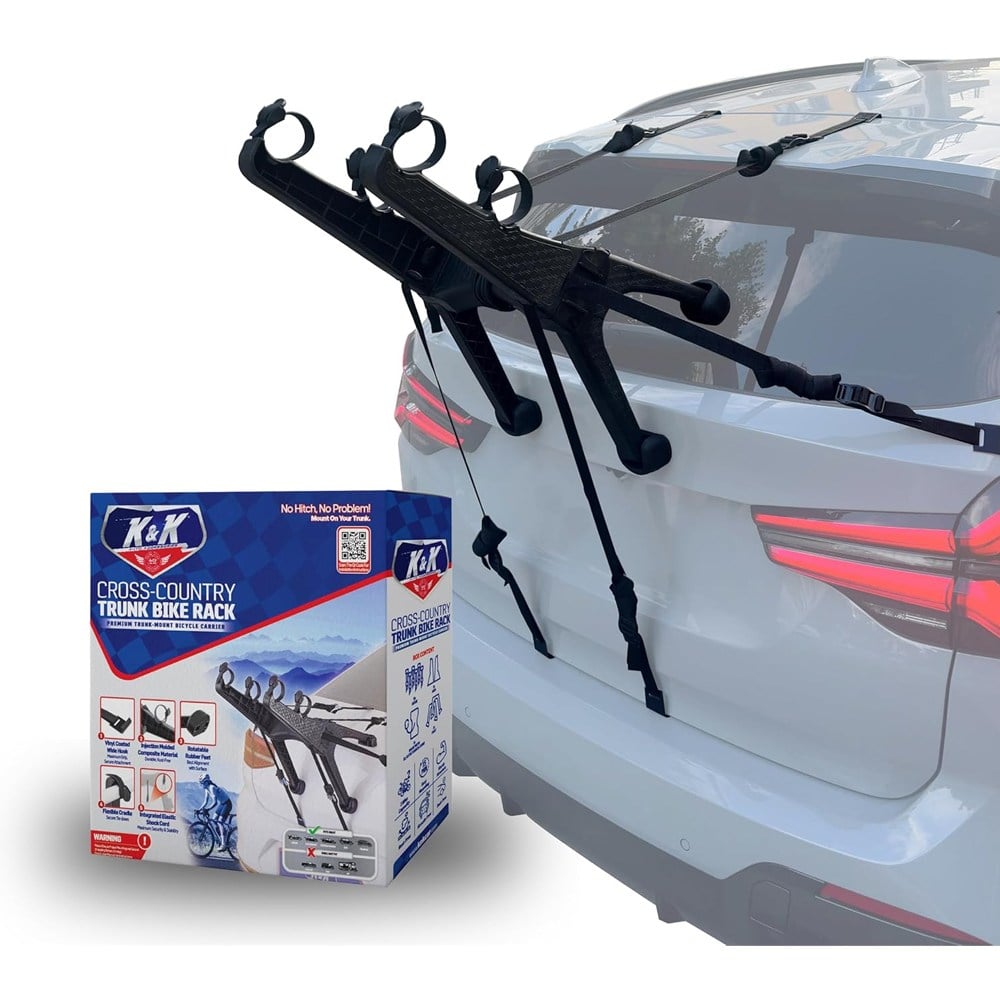 NYF K&K Kompakt Bisiklet Taşıyıcı - 2 Bisiklet Taşıma Aparatı  (Tutuculu)