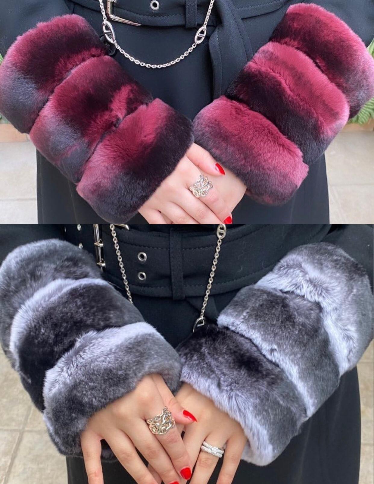 Rex kol manşeti, Hakiki doğal kürk, Lüks hediye, Çeşitli renklerde kürk manşetler, Moda manşetler, Aksesuar, süs, Hafif ve yumuşak