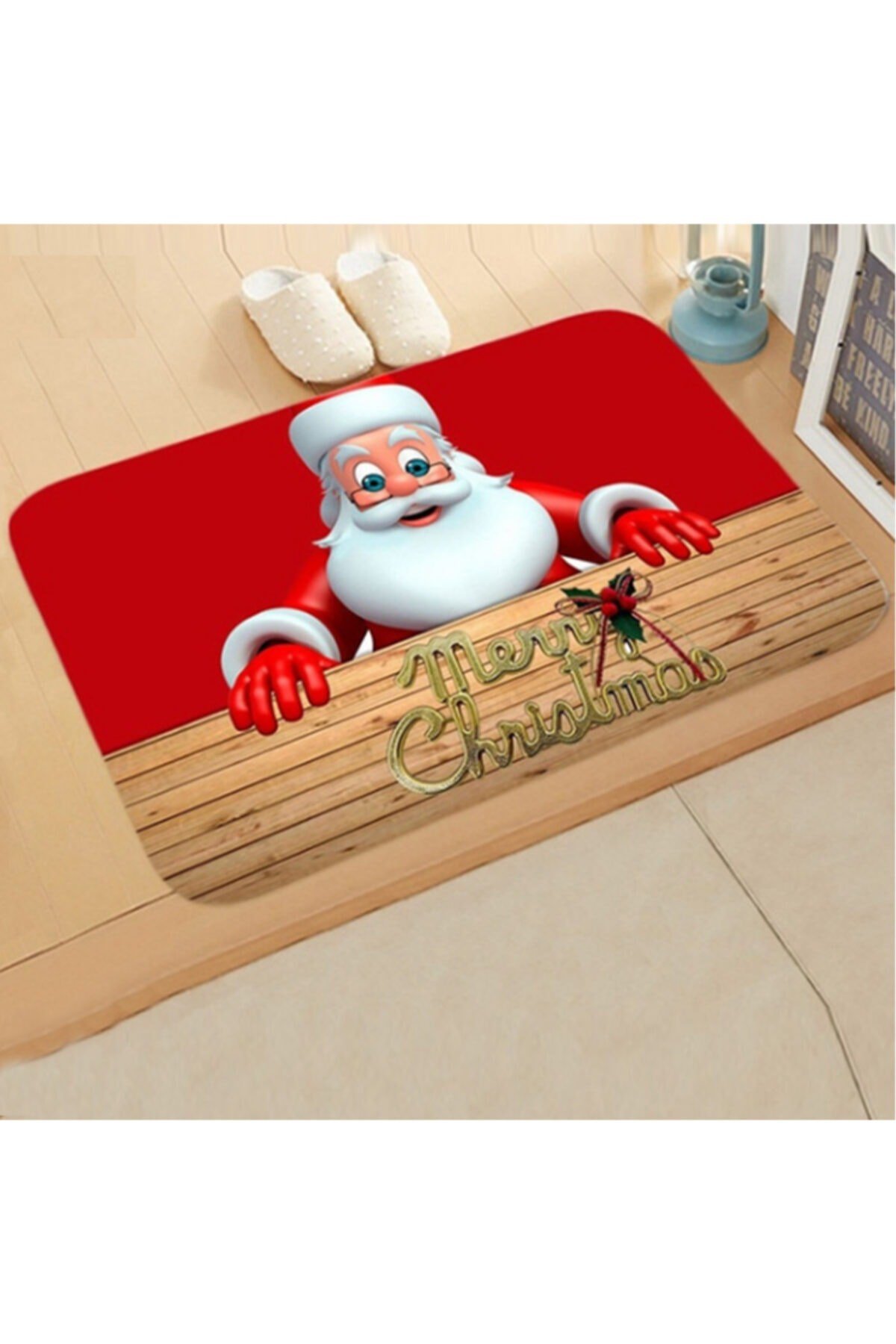 Dekoratif Ev/ofis Kapı Önü Örtüsü Noel