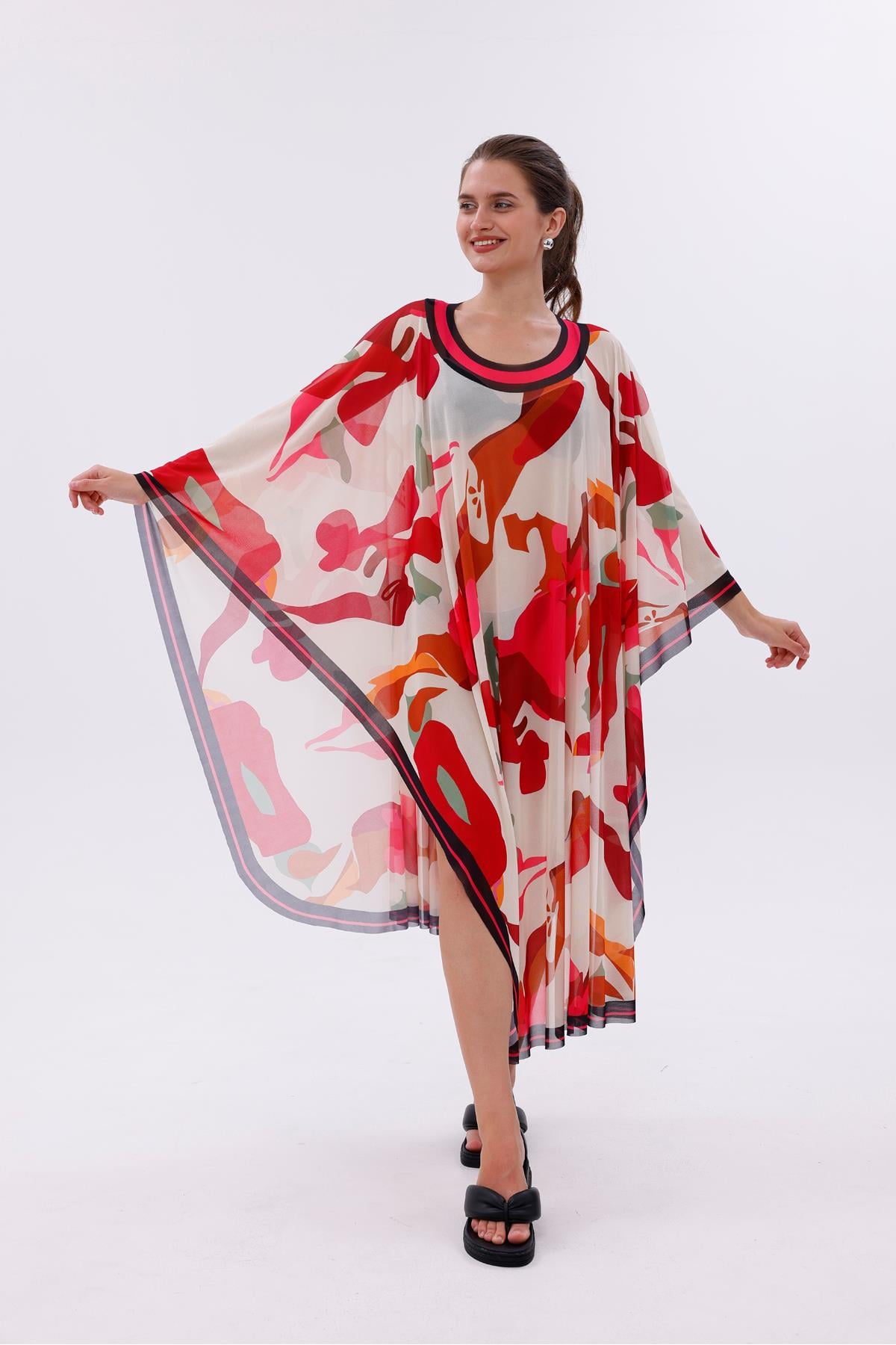 Kimono Pareo - Tesettür Pareo - Fethiye Model 240x135 Cm