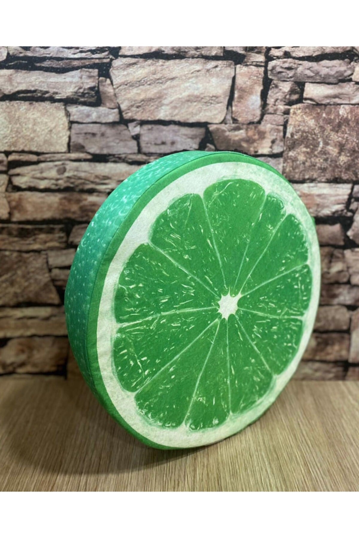 Limon Meyve Desenli Kırlent