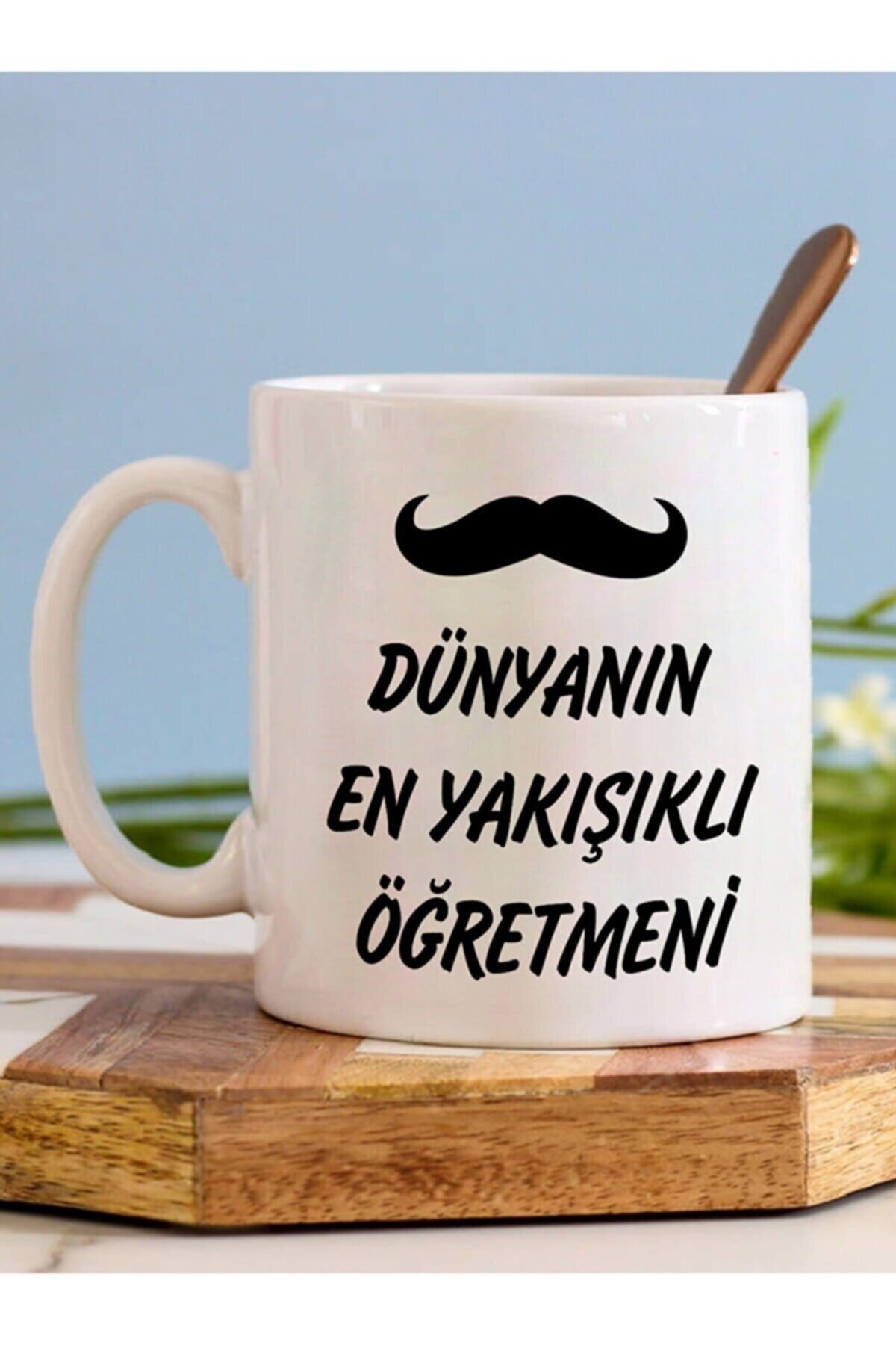 Öğretmenler Günü Yakışıklı Öğretmen Kupa Bardak