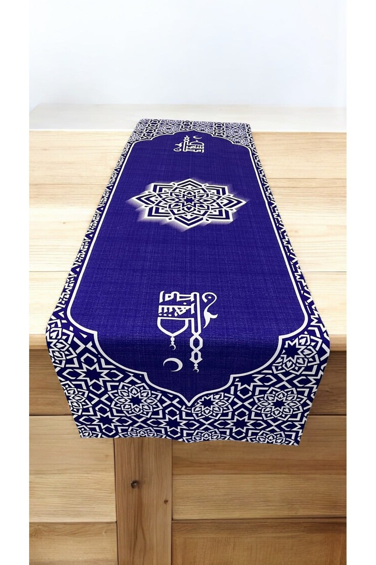 Ramazan Desenli Runner Ramadan Kareem Iftar Sofralarına Runner 40 X 140