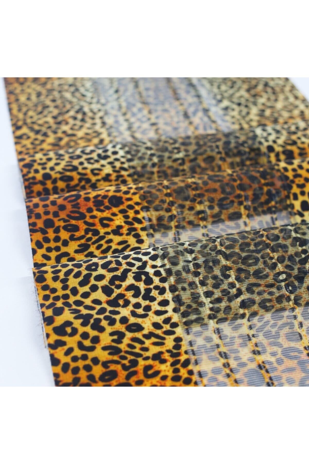 Runner Amerikan Servis Masa Örtüsü Leopar 40x140