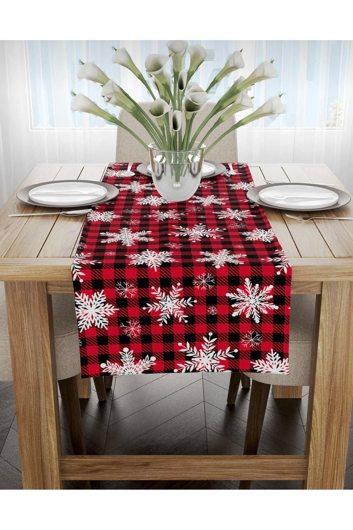 Yılbaşı Runner Örtüsü Newyear Yeniyıl Runner Christmas 40x140