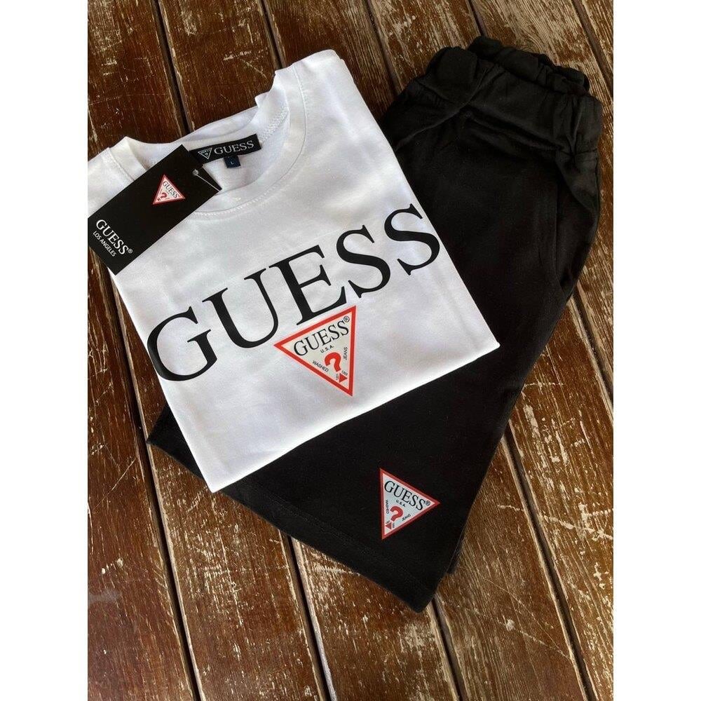Guess Şortlu Takım Beyaz