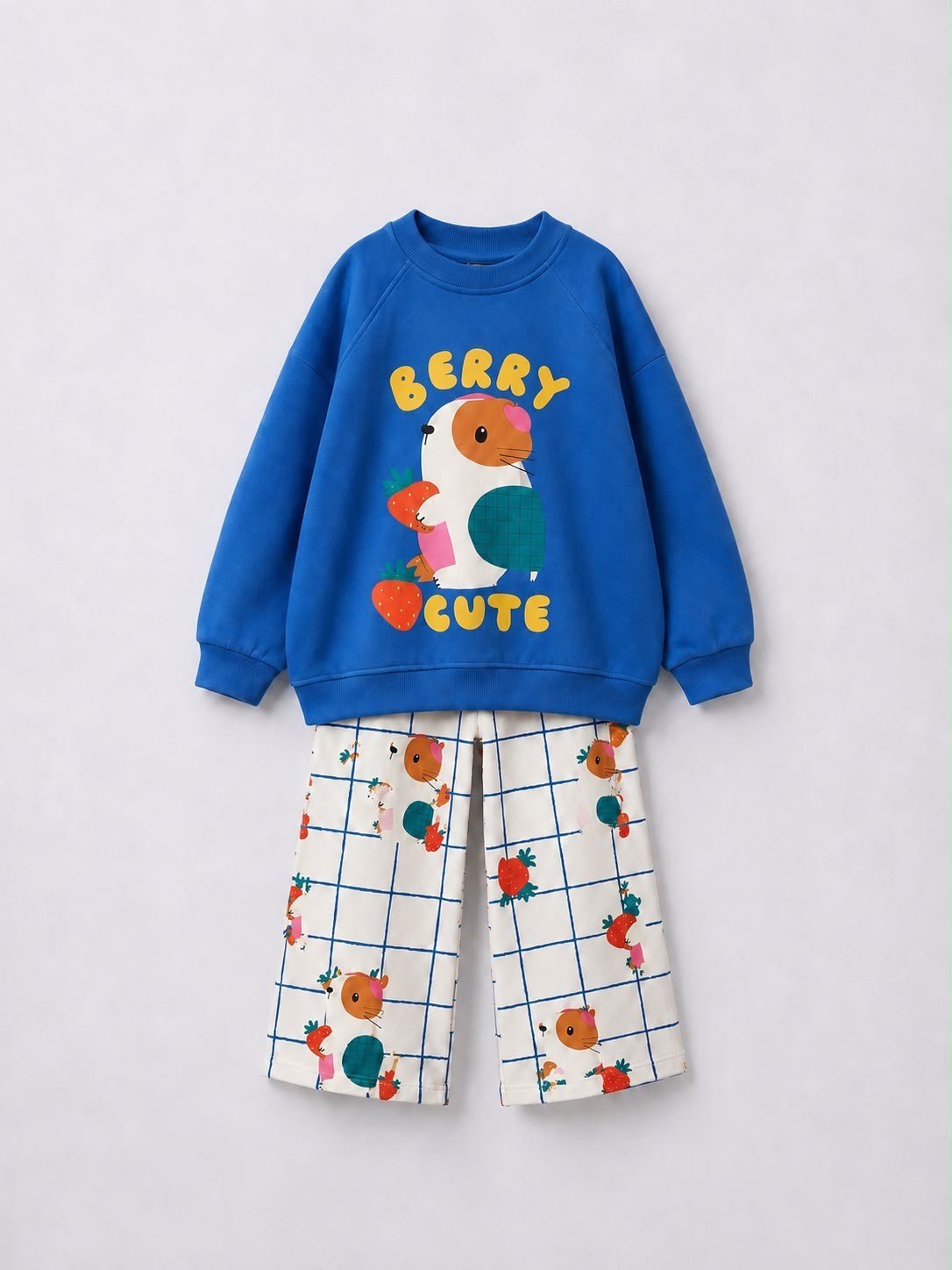 Mavi Berry Cute Desenli Eşofman Takım