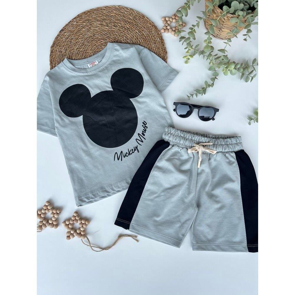 Mickey Mouse Şortlu Takım