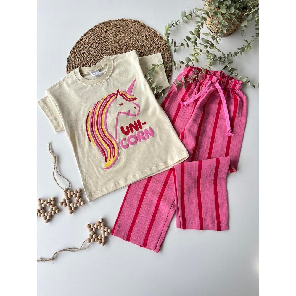 Unicorn İkili Müslin Takım