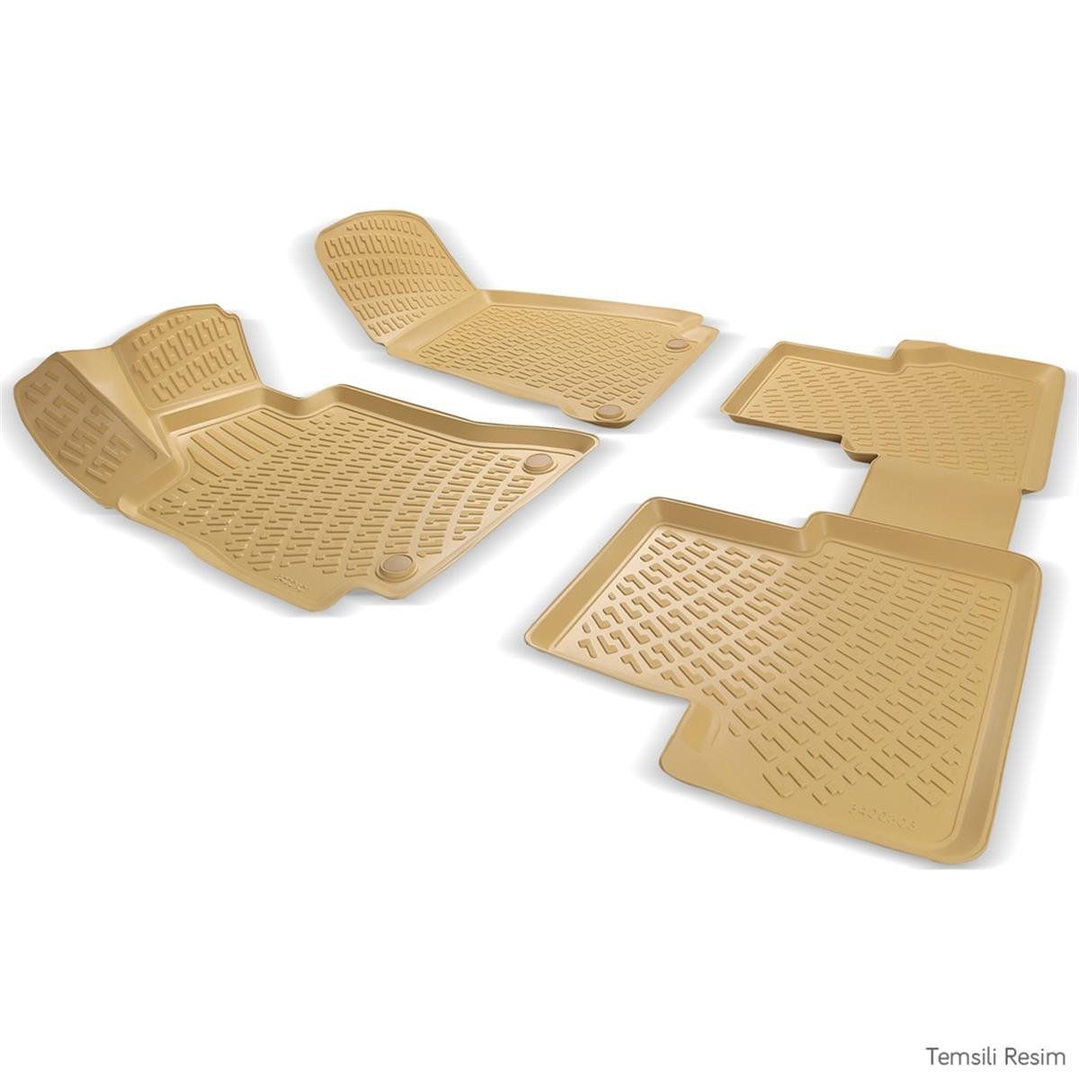 Rizline Bmw X5 (F15) 2013-2018 3D Havuzlu Paspas - BEJ