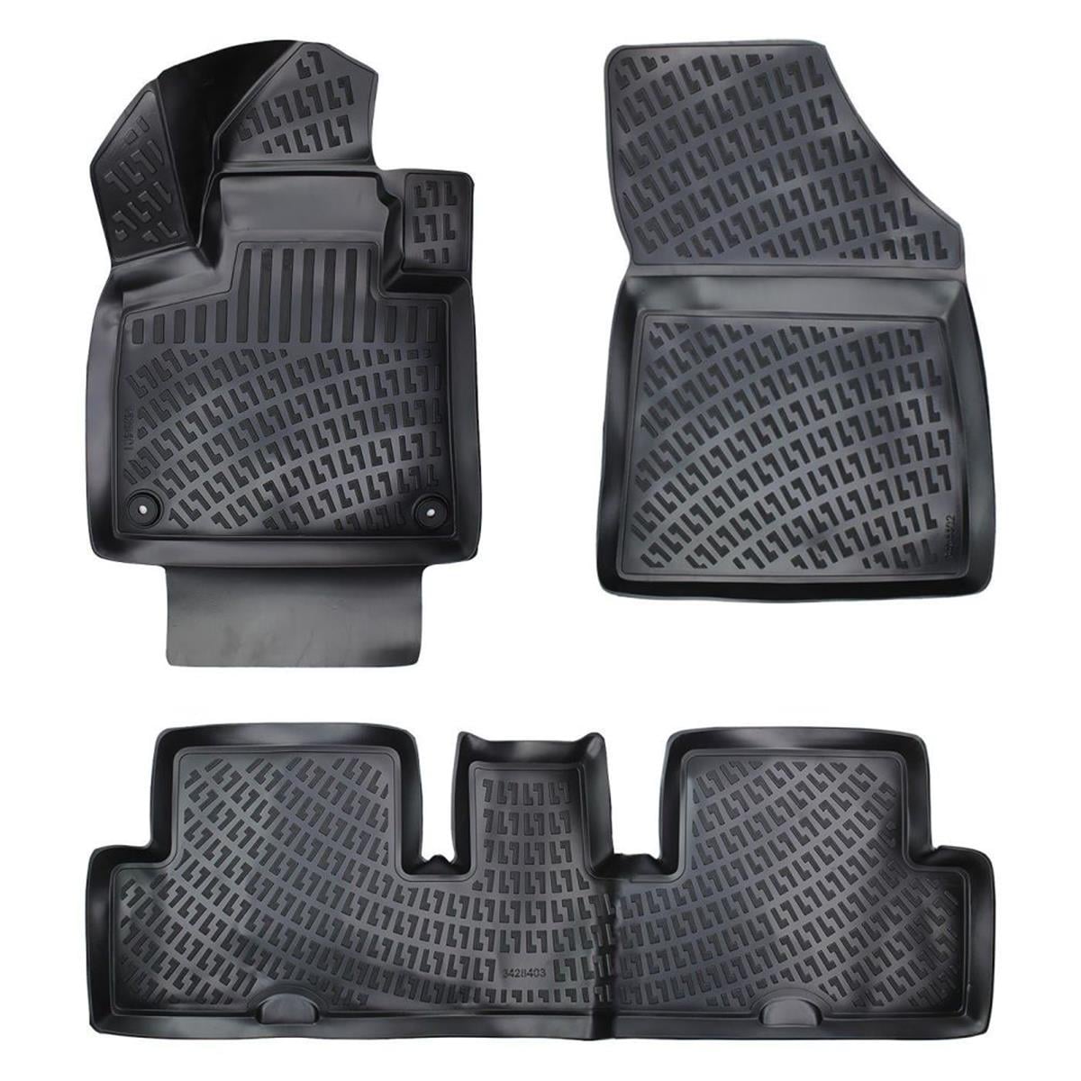 Rizline Citroen C4 Picasso 2013+ 3D Havuzlu Paspas