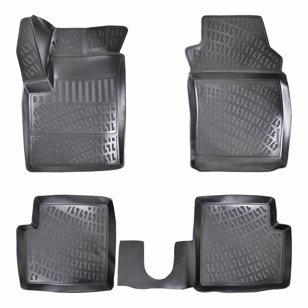 Rizline Fiat 500 2007+ 3D Havuzlu Paspas