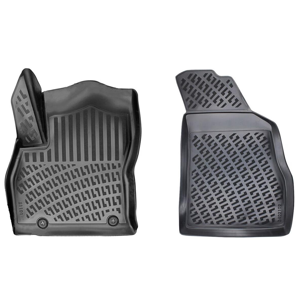 Rizline Fiat Fiorino (Benzinli) 2007+ /Fiorino (Dizel) 2007-2019 (Panelvan) 3D Havuzlu Ön Paspas