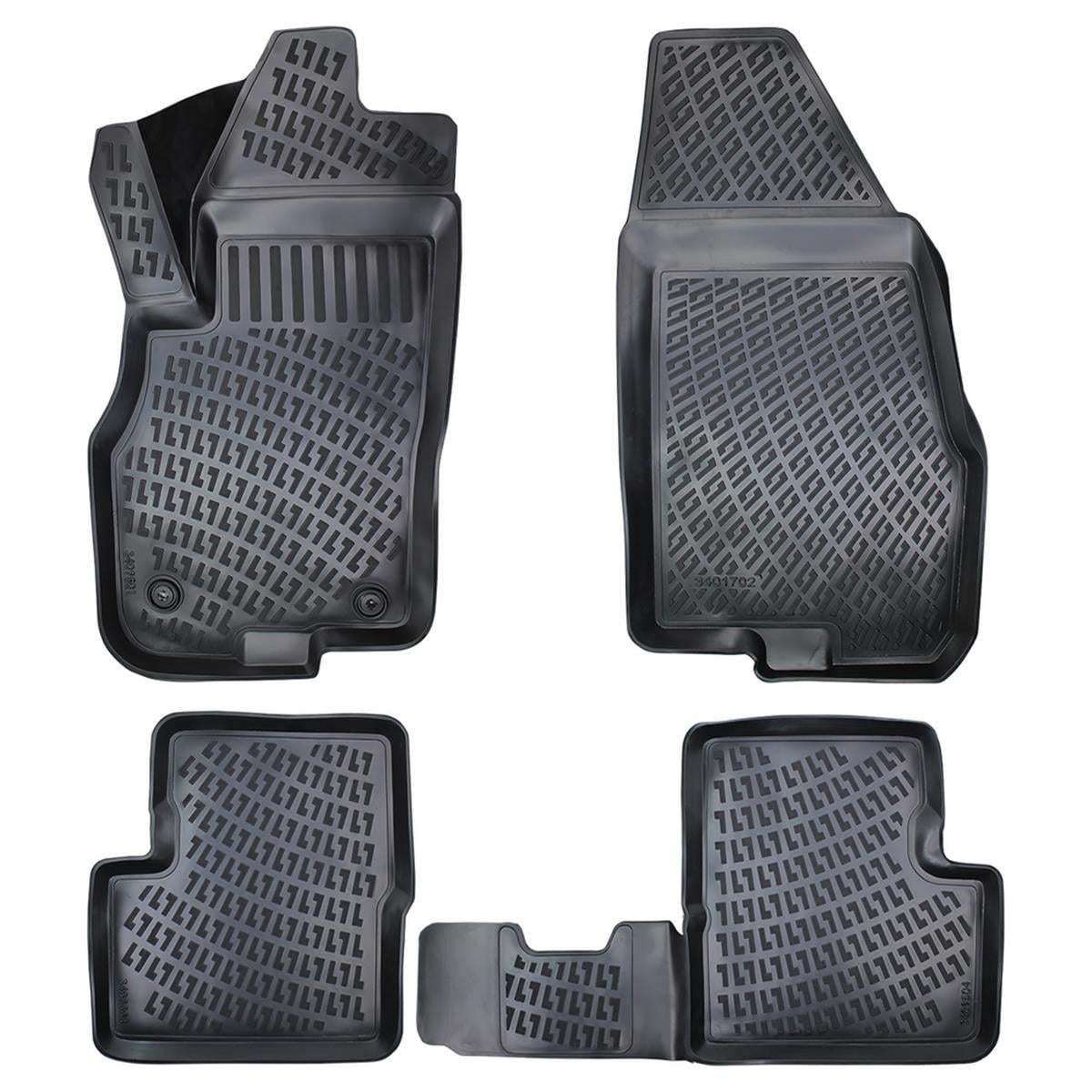 Rizline Fiat Punto 2006+ 3D Havuzlu Paspas