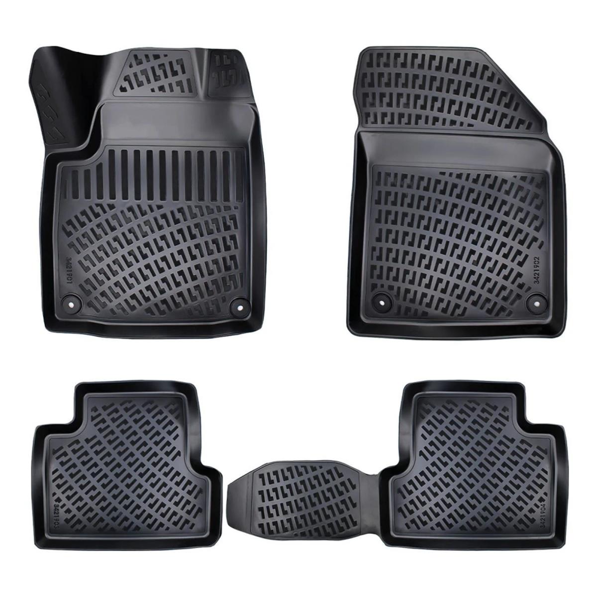 Rizline Jeep Cherokee (KL) 2014-2019 3D Havuzlu Paspas