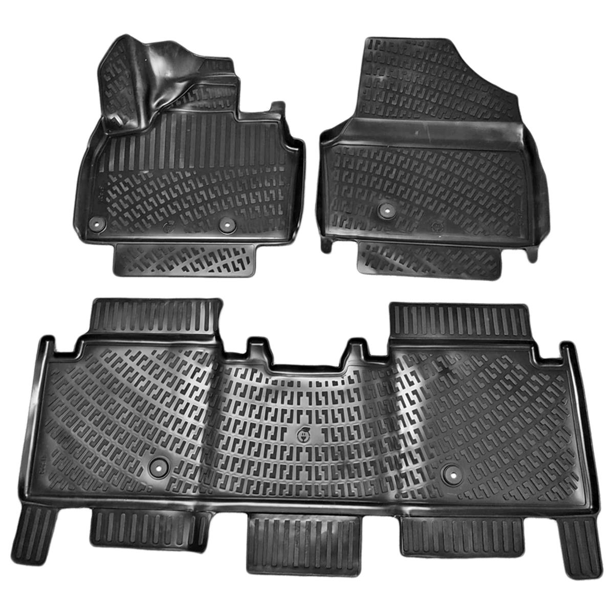 Rizline Kia EV9 2024+ (6 Koltuk/4 Koltuk) 3D Havuzlu Paspas