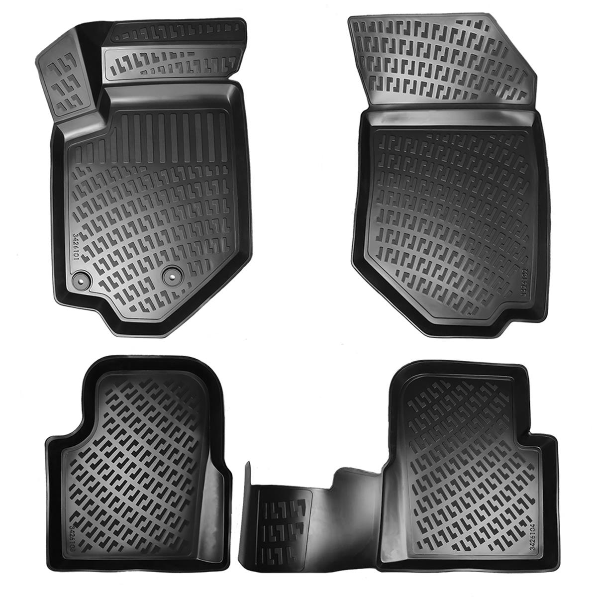 Rizline Peugeot 2008 (Elektrikli) 2022+ /e-C4/e-C4X 3D Havuzlu Paspas