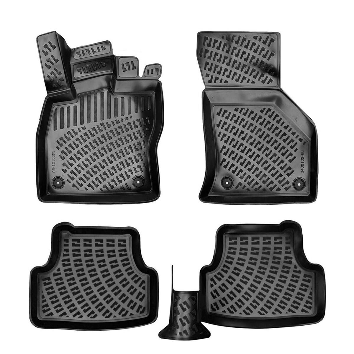 Rizline Skoda Karoq 2017+ 3D Havuzlu Paspas