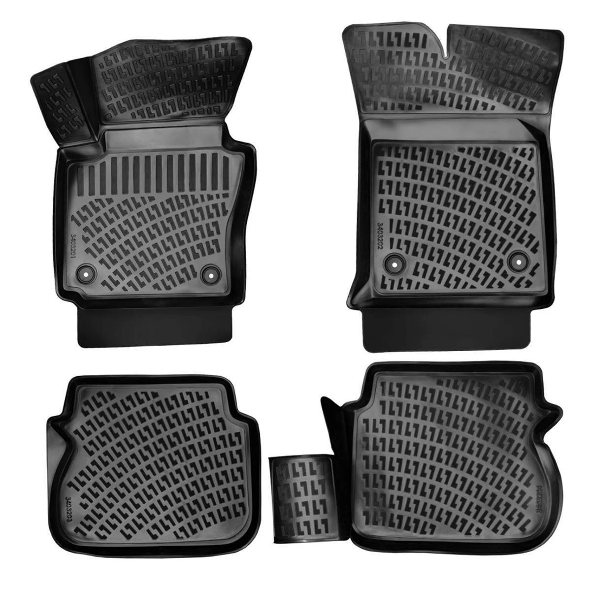 Rizline Volkswagen Caddy 2003-2020 3D Havuzlu Paspas