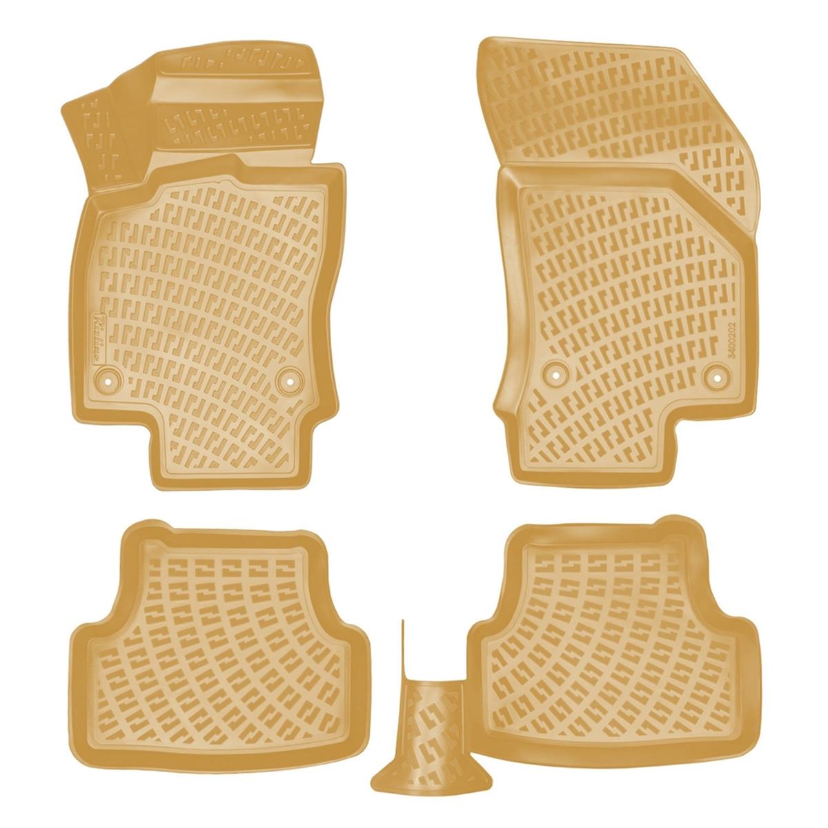 Rizline Volkswagen Golf 7 2013-2020 3D Havuzlu Paspas - BEJ