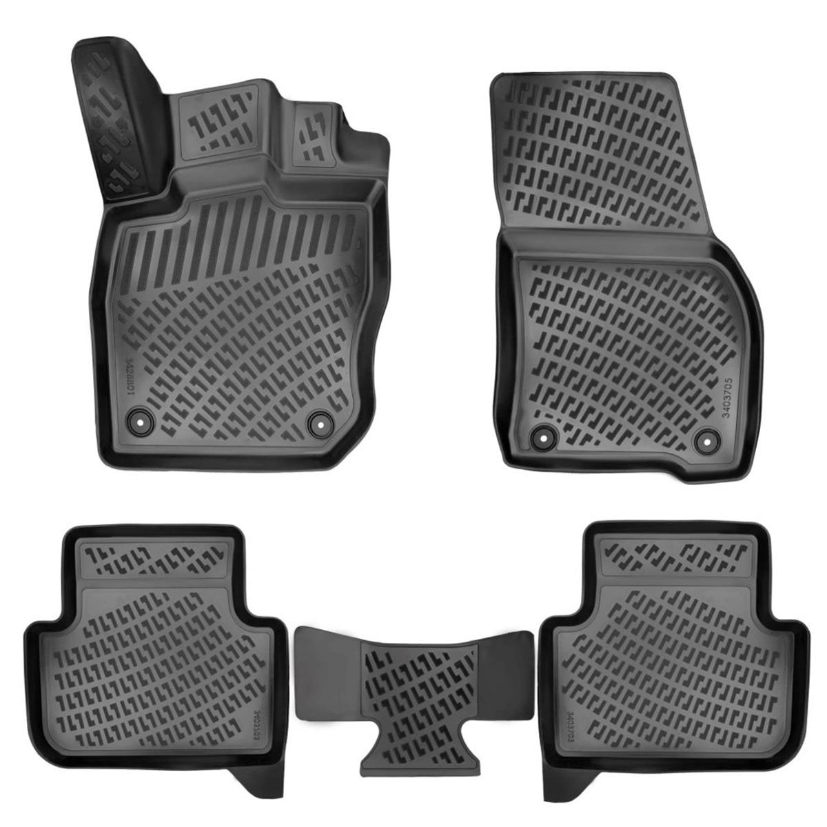 Rizline Volkswagen Tiguan 2024+ 3D Havuzlu Paspas