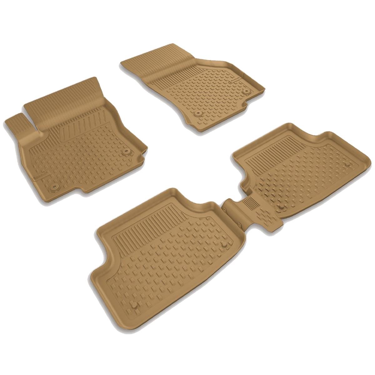 Sahler Seat Leon 2013-2020 /Volkswagen Golf 7 4,5D Havuzlu Paspas - BEJ