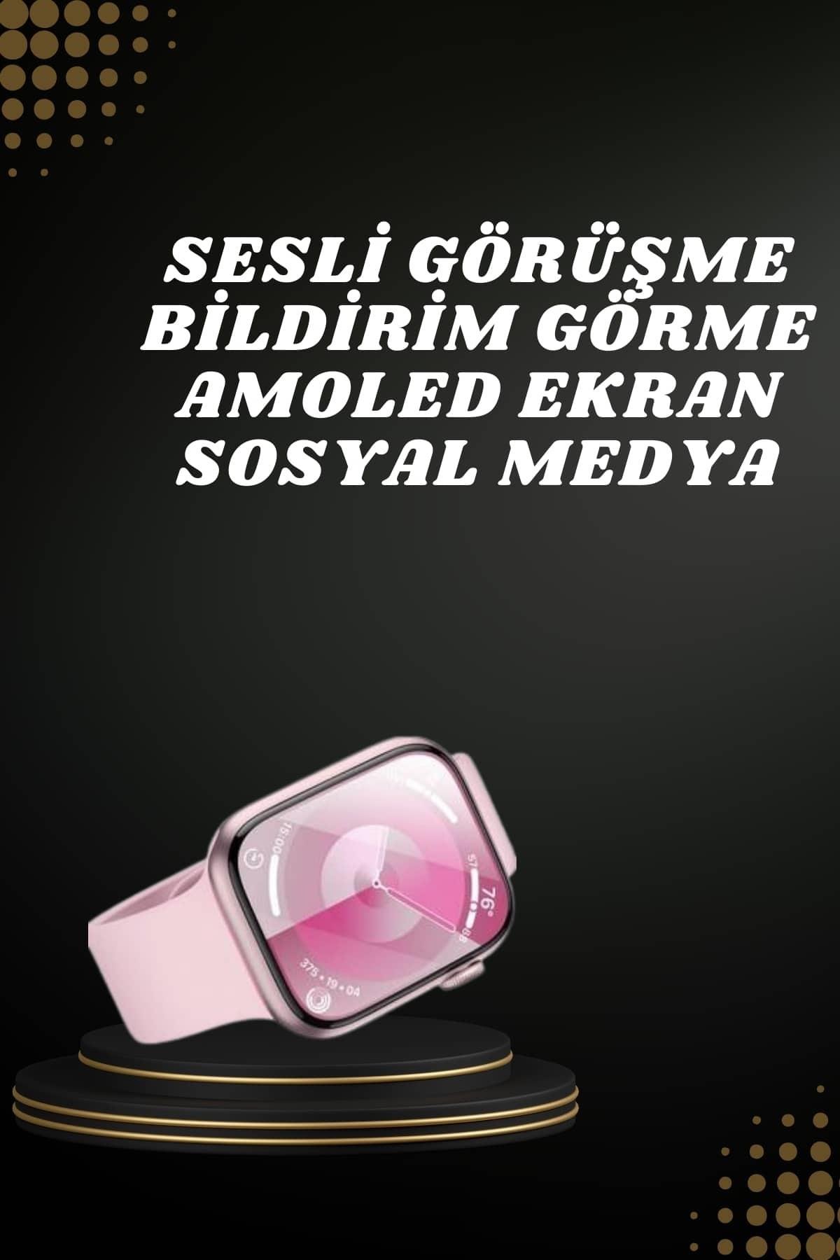 Akıllı Saat İos Andorid Destekli Titreşimli GPS Özelliği Bildirim Özelliği