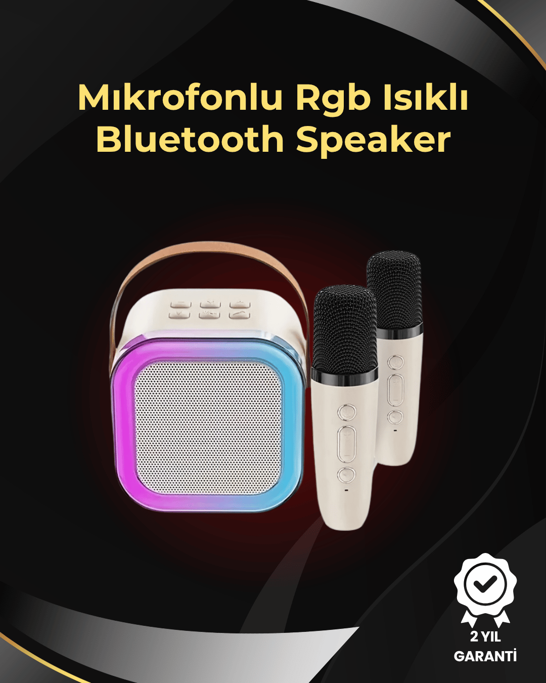 Kompakt Tasarımlı ve Kolay Taşınabilir Karaoke Sistemi