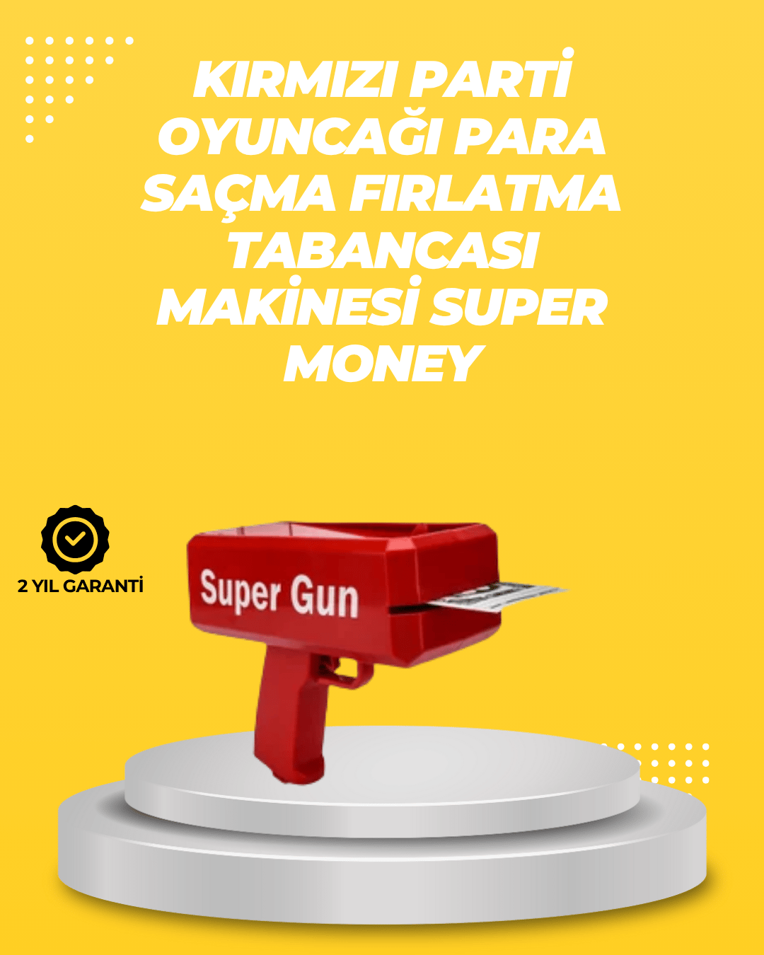 Para Atan Oyuncak Tabanca 130 Sahte Para Dahil
