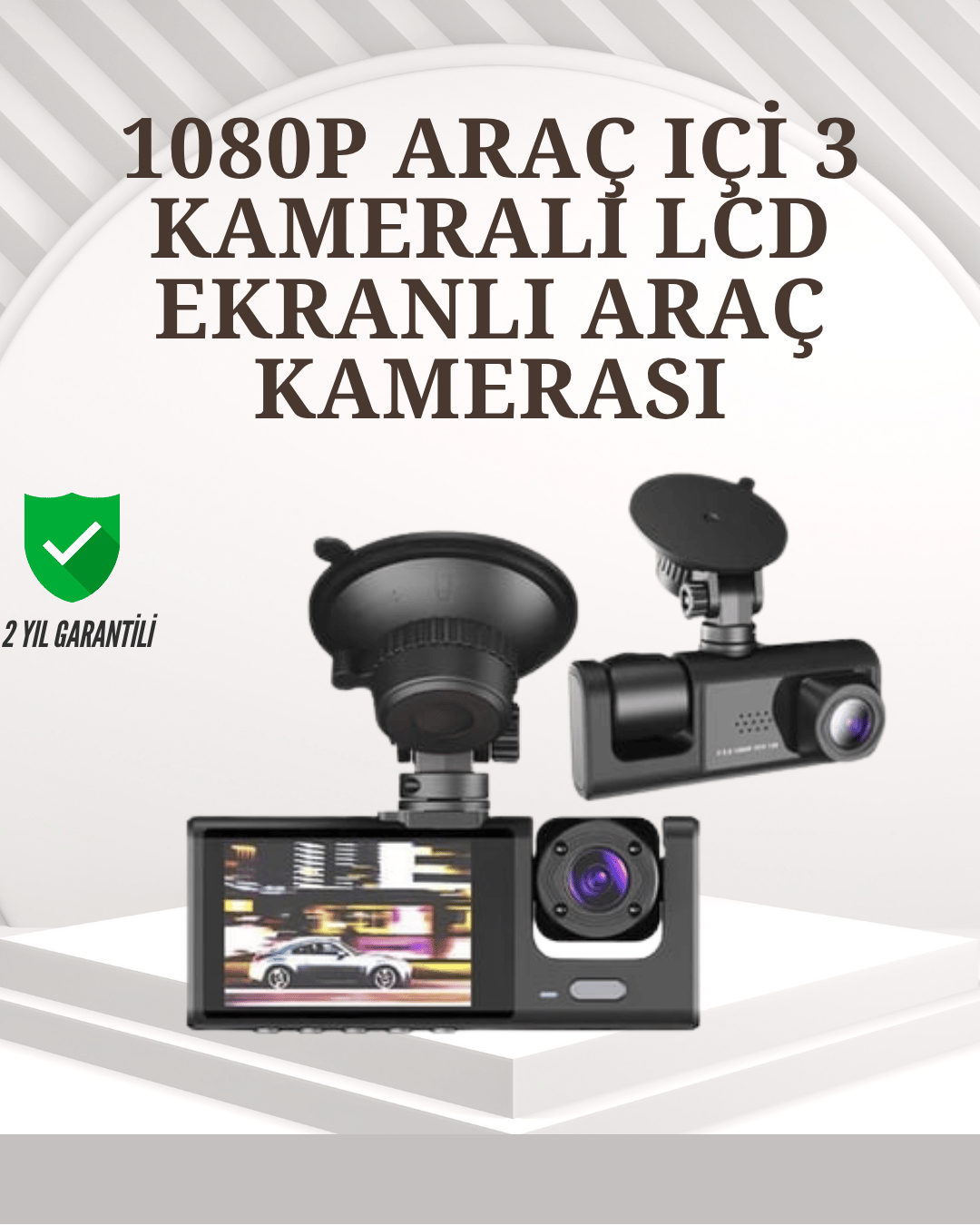 Torima TA-01 1080P Ön 720P Arka ve İç Kamera Sistemli DVR